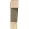 Ekena Millwork Traditional Block Rough Sawn Bracket, Douglas Fir, 4"W x 16"D x 16"H BKT04X16X16TRA05RDF - alternate 4